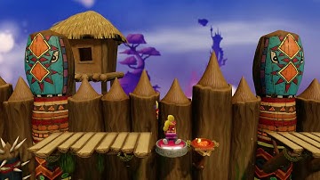 Crash Bandicoot 1 (N-Sane Trilogy) - Completing Native Fortress (Red Gem Platform)