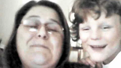 me and samuel. first time using web cam
