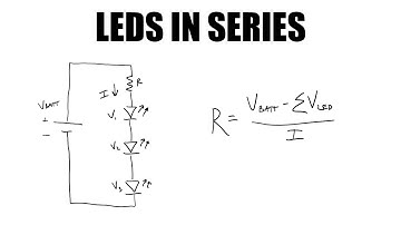 LED Circuit Design: LEDs in Series