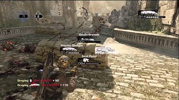 Gears of War 3 1v5 Execution Clutch