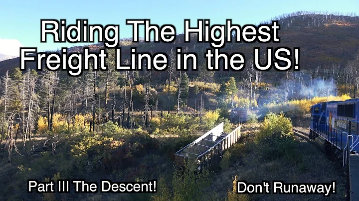 Riding the highest freight line in the US || Part III The Descent  II U.P. Interchange at Walsenburg