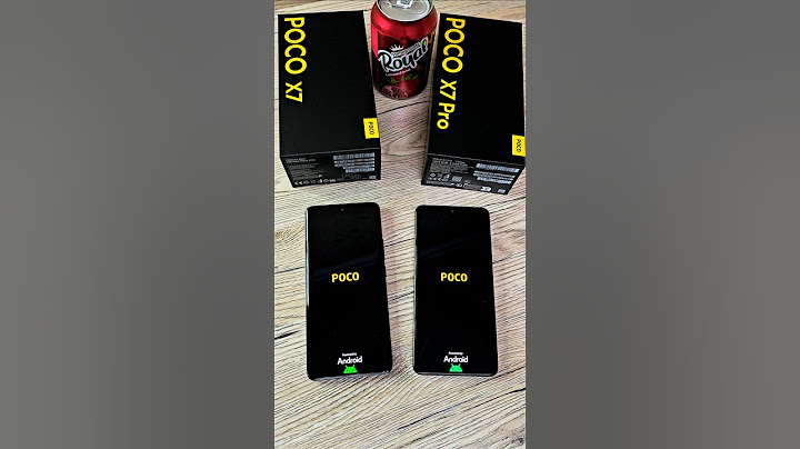 Poco X7 vs X7 Pro Test Reboot