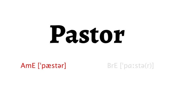 How do you say Como que se fala pastor em inglês? in English (US)?