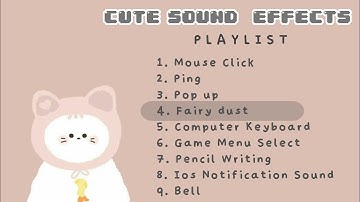 Cute Sound Effects for Editing | No copyright