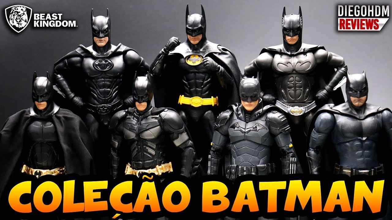 I RECEIVED THE COMPLETE BATMAN COLLECTION from Beast Kingdom