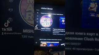 Подписчики на ютуб канале MISHA13BREST