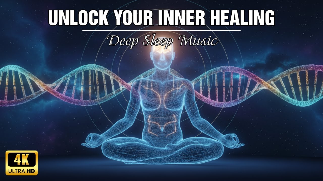 432Hz + 528Hz | Deep Healing Sleep Music for Nervous System Reset ...