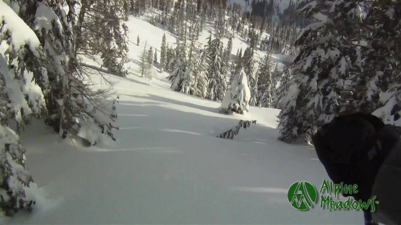 Alpine Meadows March 17 Epic Powder Day - YouTube
