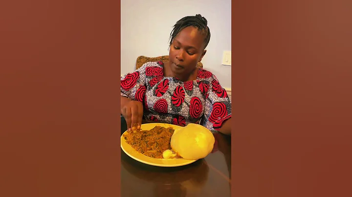 Is fufu swallowed or chewed? #africanfood #africanfoodie #homecookedwithlove #fufu #africansoup