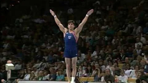 Kip Simons - Floor Exercise - 1996 Olympic Trials ...