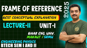 BEU Unit 01-Frame of reference L-02 II Detail of Frame of reference concept II Patna II 2025