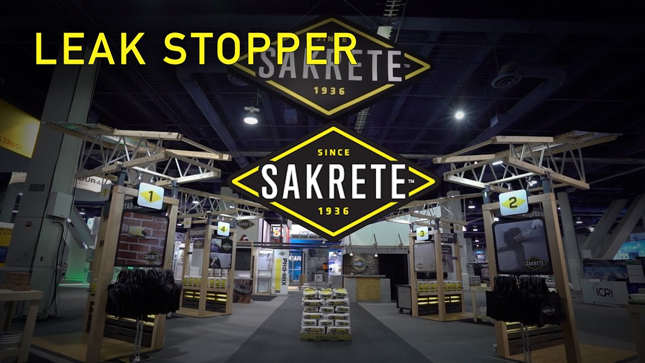 Sakrete - Leak Stopper Hydraulic Cement - YouTube