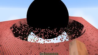 black hole eats tnt