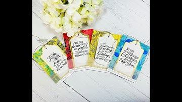 Unity Quick Tip: Foiled Holiday Pocket Gift Tag Cards