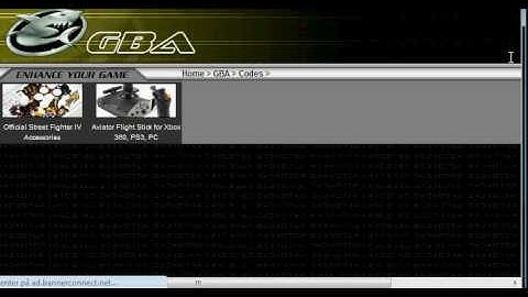 Cheating on VisualBoyAdvance (VBA)