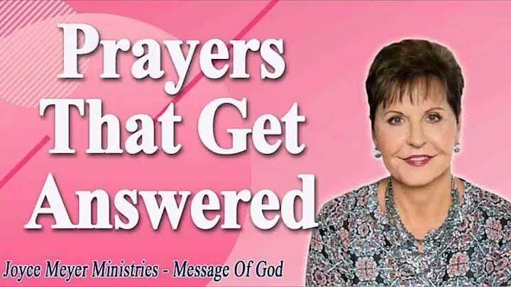 Joyce Meyer 2022  Prayers That Get Answered - Enjo...