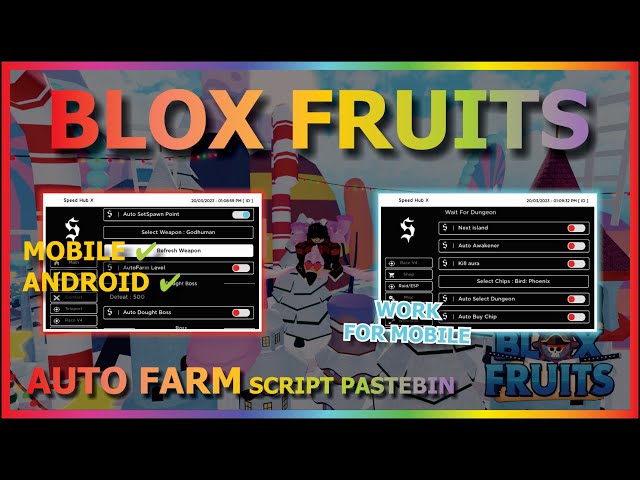 BLOX FRUITS Script Mobile UPDATE 19 AUTO FARM, FARM BOSS