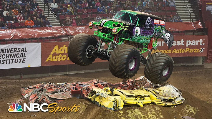 Grave Digger's best Monster Jam freestyle moments from 2019-2020 | Motorsports on NBC
