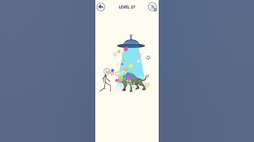 Brain Exercise Gameplay || Draw Puzzle 2 ✏️💯: Level *37 #Shorts #PlayGo!