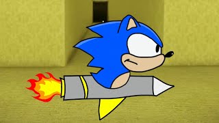 Sonic runs to save Tails from Bunzo Bunny in the BACKROOMS - (full version)