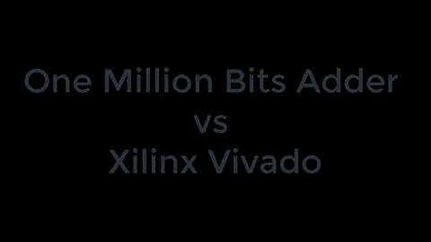 Crazy FPGA - One Million Bits Adder - Сумматор на миллион бит