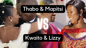 Wedding step dance-off | Thabo & Mapitsi vs Kwaito & Lizzy #skeemsaam #mzansi #wedding