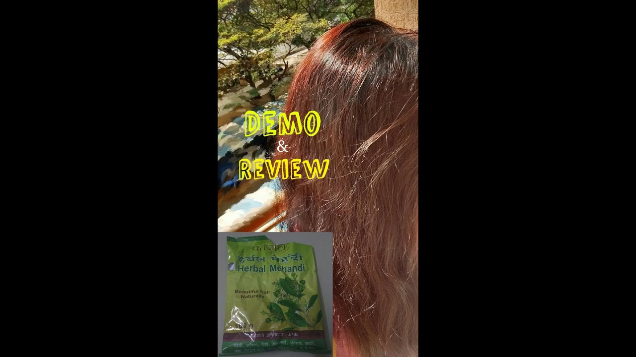 Patanjali Hena Powder first Impression Demo & Review omnistyles