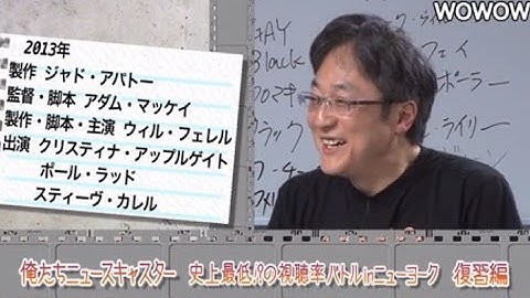 町山智浩の映画塾！「俺たちニュースキャスター　史上最低！？の 視聴率バトルｉｎニューヨーク」＜復習編＞ 【WOWOW】#148