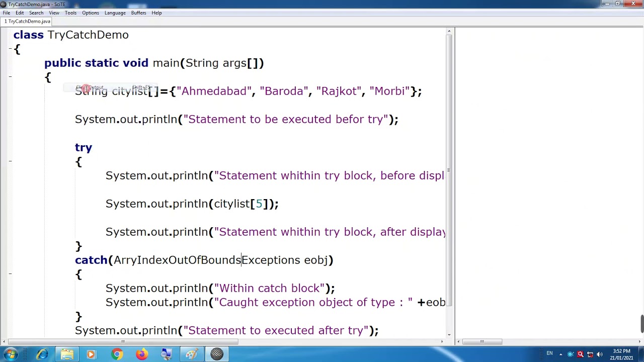 Exception Handling In Java. Part-2_Chap-10_Std-12th_Computer (Ketan Sir ...