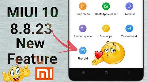MIUI 10 8.8.23 New Feature 🔥🔥