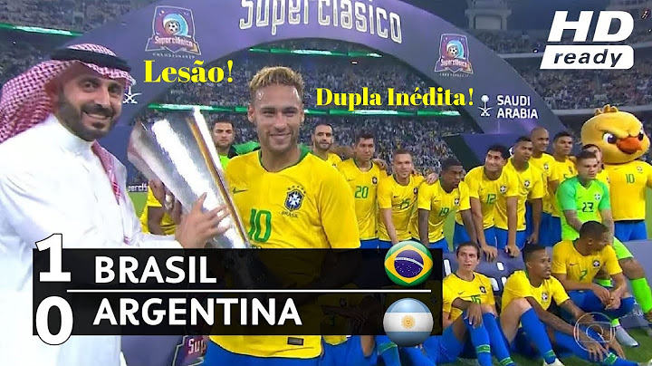 Brasil 1 x 0 Argentina - Gol & Melhores Momentos(16/10/2018) Super Clássico