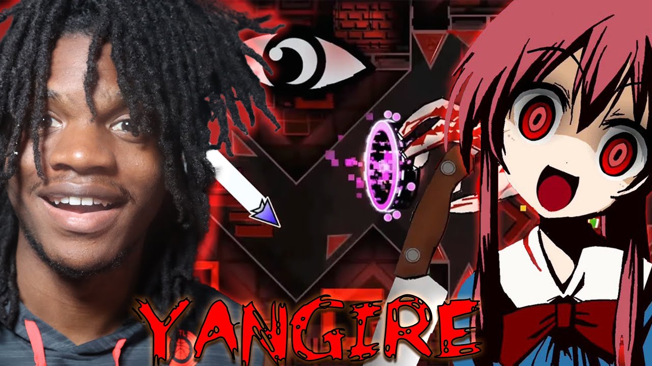 REACTING TO ONE OF THE CREEPIEST LEVELS IN GEOMETRY DASH (YANGIRE)
