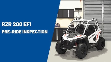 2021+ RZR 200 EFI | Pre-Ride Inspection | Polaris RZR®