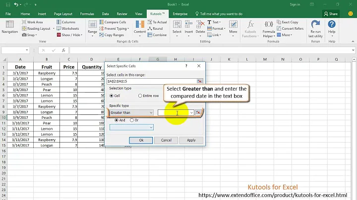 How to compare dates if greater than another date in Excel