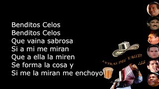 BENDITOS CELOS - Martín Elías (LETRA) chords