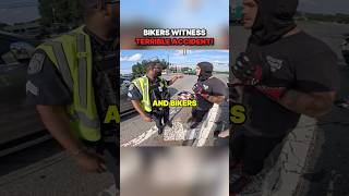 Bikers watch HORRIBLE CRASH! 💥