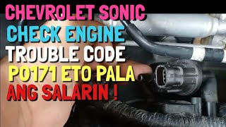 CHEVROLET SONIC CODE 89 P0171 FUEL TRIM LEAN & P0597 THERMOSTAT HEATER CONTROL CIRCUIT ...