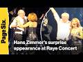 Hans Zimmer makes surprise appearance at Raye Concert