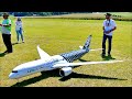 FASCINATING SELFMADE DIY AIRBUS A-350 / HUGE AMAZING RC SCALE MODEL AIRLINER / FLIGHT DEMONSTRATION