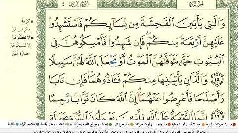 فارس عباد سورة النساء مكتوبة