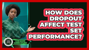 How Does Dropout Affect Test Set Performance?