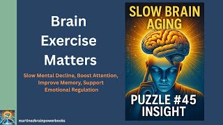 How to Slow Brain Aging Naturally Word Search Puzzle for Focus Memory Boost