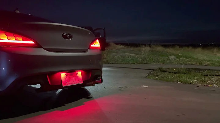 BIG TURBO 400WHP GENESIS COUPE REVS AND SHOOTS FLAMES