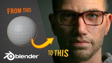 Making a Photorealistic 3d Portrait FROM SCRATCH