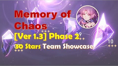 [Ver 1.3] Phase 2 Memory of Chaos Full Stars Team Showcase