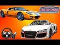 Direksiyon Seti ile CCD // Ford GTX1 vs Audi R8
