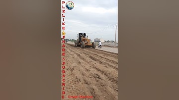 Amazing Machines👍Sub Base Mixing & Spreading by Grader Machine Operator
