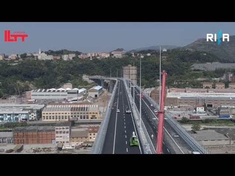 In volo sul Ponte Genova San Giorgio: il video dal drone