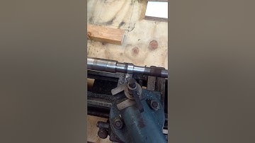 First attempt on my Craftsman 109 lathe / Eerste poging op mijn Craftsman 109 draaibank