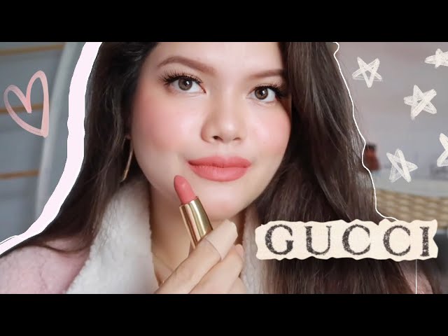 SWATCH Son Gucci 208 They Met in Argentina Cam Đất (Rouge à Lèvres Mat) -  Lisa Cosmetics - YouTube
